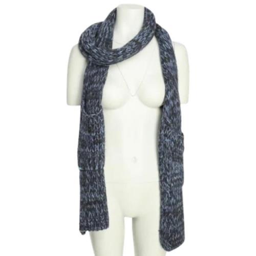 Pre-owned Knit scarves Chanel Vintage , Gray , Dames