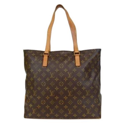 Tweedehands Tote Bag Louis Vuitton Vintage , Brown , Dames