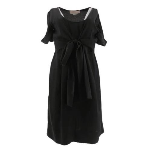 Pre-owned Silk dresses Stella McCartney Pre-owned , Black , Dames