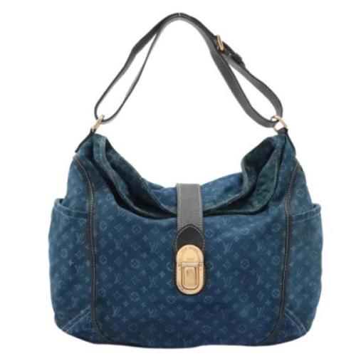 Tweedehands schoudertas Louis Vuitton Vintage , Blue , Dames