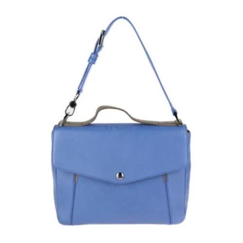 Pre-owned Leather handbags Bvlgari Vintage , Blue , Dames