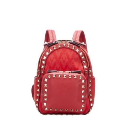 Pre-owned Canvas shoulder-bags Valentino Vintage , Red , Dames