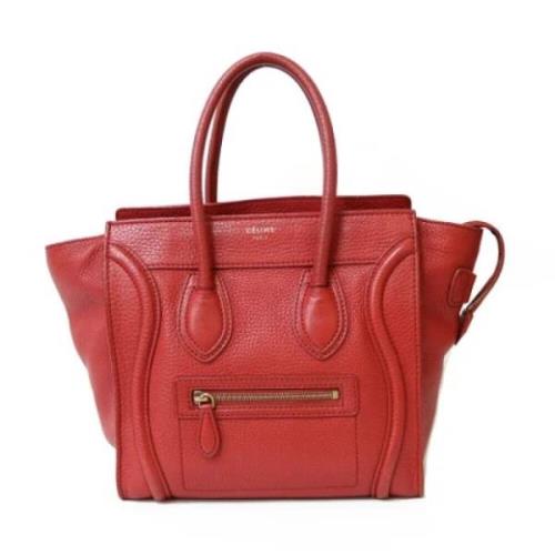 Pre-owned Leather celine-bags Celine Vintage , Red , Dames