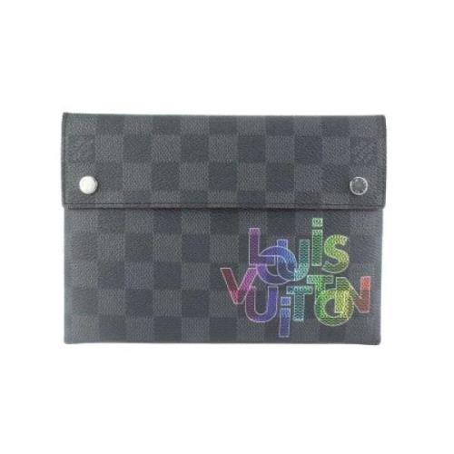 Tweedehands koppeling Louis Vuitton Vintage , Black , Dames