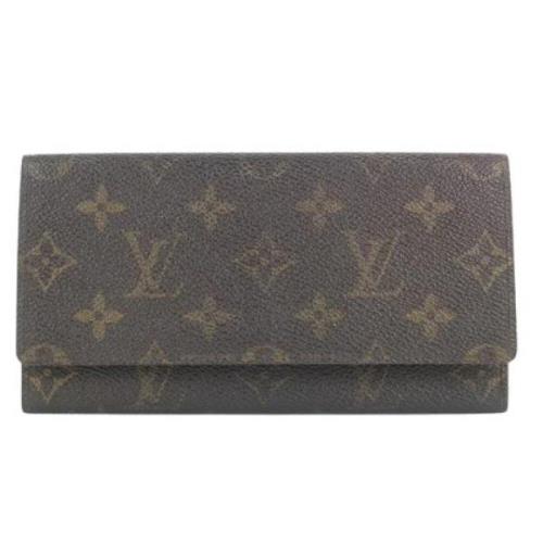 Canvas Portemonnees, Tweedehands, Gemaakt in Spanje Louis Vuitton Vint...