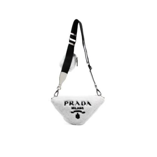 Pre-owned Fur prada-bags Prada Vintage , White , Dames