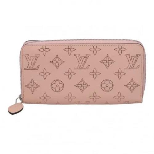 Pre-owned Leather wallets Louis Vuitton Vintage , Pink , Dames