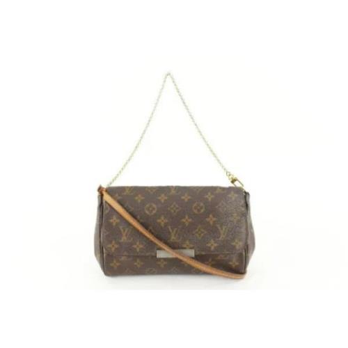 Vintage Schoudertas Louis Vuitton Vintage , Brown , Dames