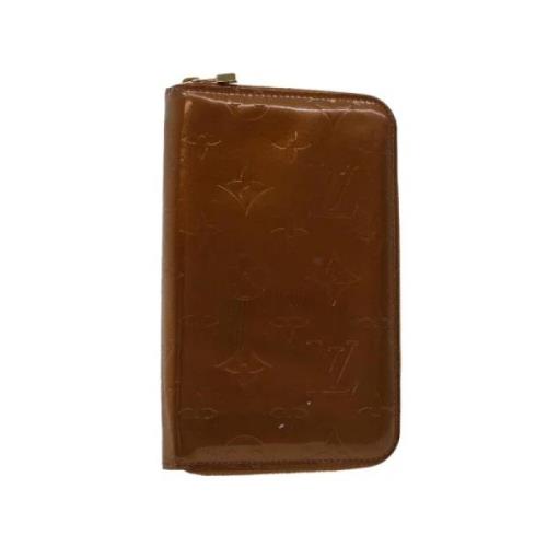 Pre-owned Leather wallets Louis Vuitton Vintage , Brown , Dames