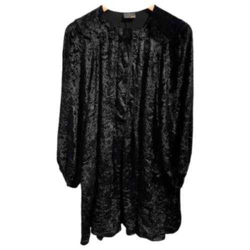 Pre-owned Velvet dresses Fendi Vintage , Black , Dames