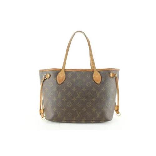 Neverfull PM Monogram Tas Louis Vuitton Vintage , Brown , Unisex