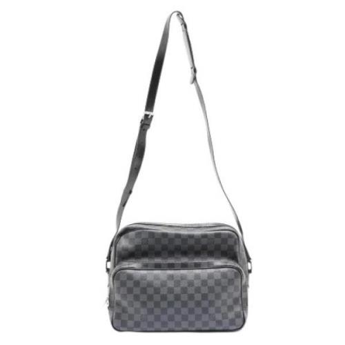 Tweedehands schoudertas Louis Vuitton Vintage , Black , Dames