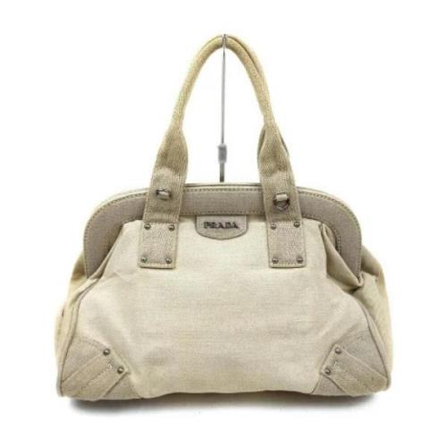 Tweedehands handtas Prada Vintage , Beige , Dames