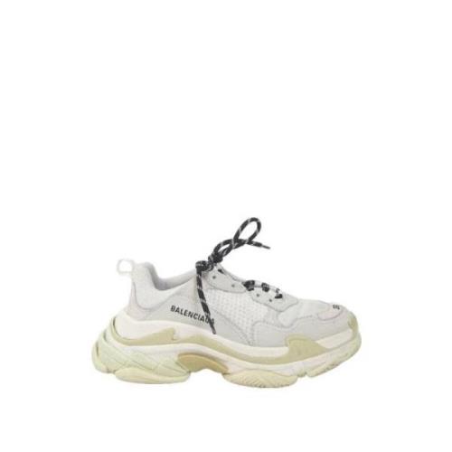 Pre-owned Polyester sneakers Balenciaga Vintage , White , Heren