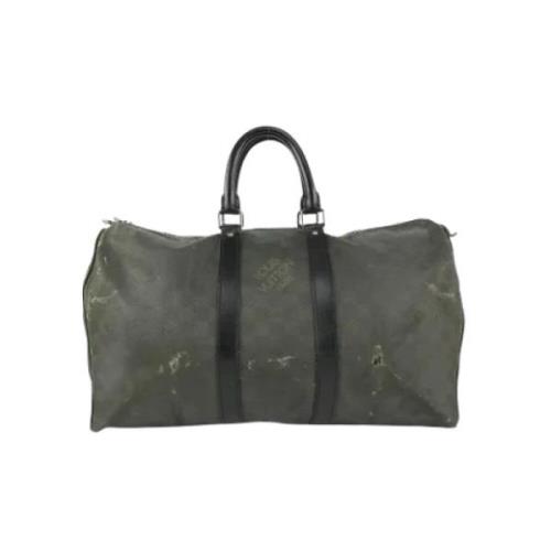 Pre-owned Leather louis-vuitton-bags Louis Vuitton Vintage , Gray , Da...