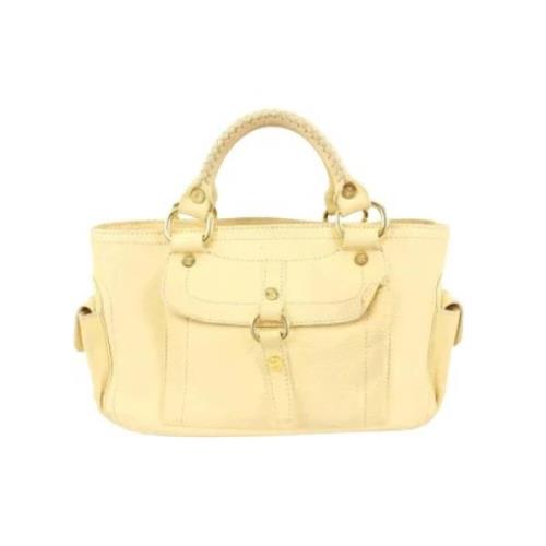 Preated lederen celine-bags Celine Vintage , Beige , Dames