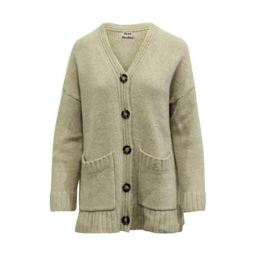 Pre-owned Wool outerwear Acne Studios Pre-owned , Beige , Dames