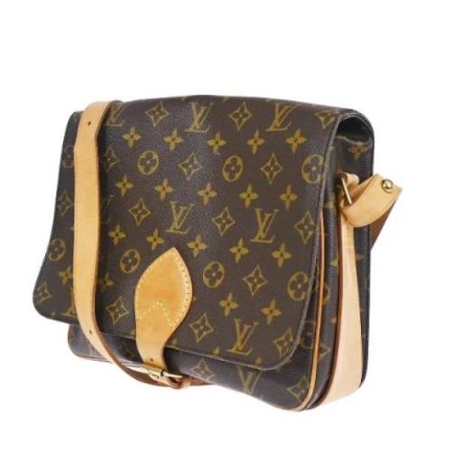 Pre-owned Canvas louis-vuitton-bags Louis Vuitton Vintage , Brown , Da...