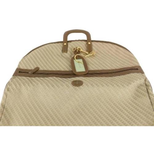 Beige Leren Reistas Gucci Vintage , Beige , Dames