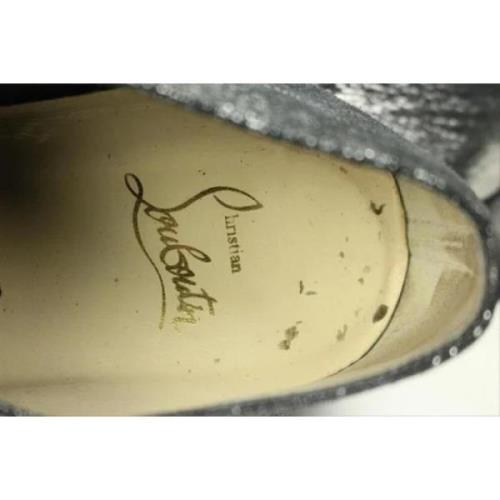 Pre-owned Platte schoenen Christian Louboutin Pre-owned , Gray , Dames