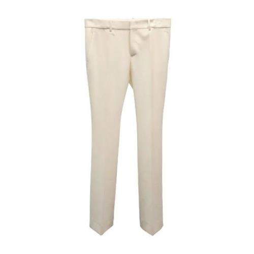 Pre-owned Wool bottoms Gucci Vintage , White , Dames