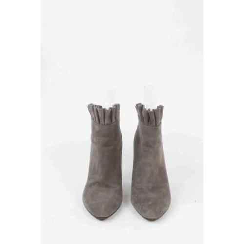 Pre-owned Suede boots Marc Jacobs Pre-owned , Gray , Dames