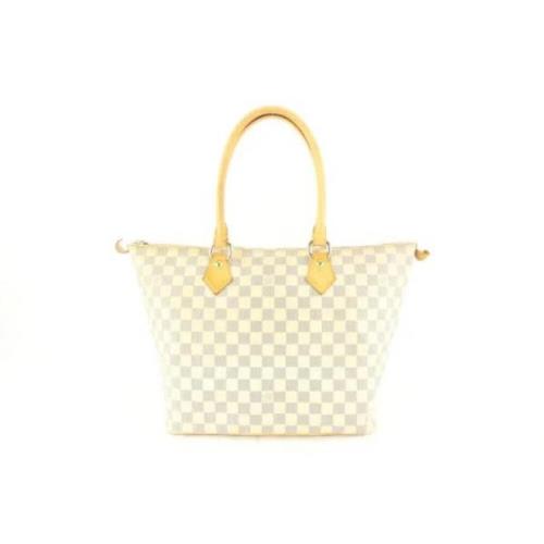 Pre-owned Draagtas Louis Vuitton Vintage , Beige , Dames