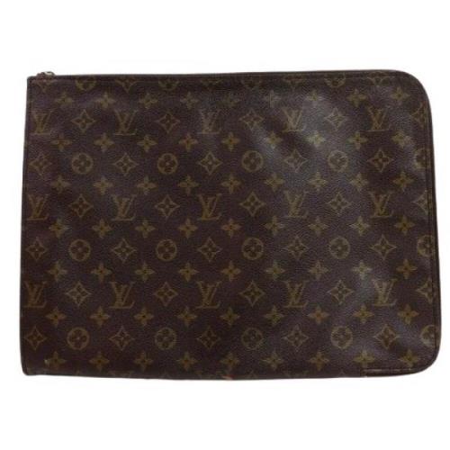 Tweedehands Canvas Home-Office tas Louis Vuitton Vintage , Brown , Dam...