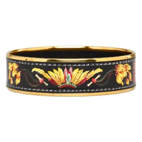 Pre-owned Plastic bracelets Hermès Vintage , Black , Dames