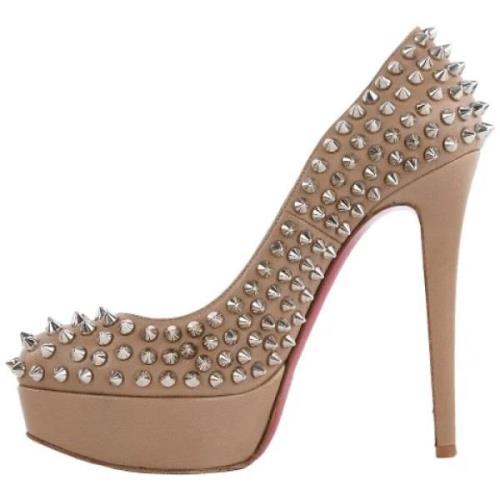 Pre-owned Pumps Christian Louboutin Pre-owned , Beige , Dames