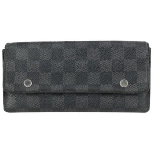 Tweedehands portemonnees Louis Vuitton Vintage , Black , Dames