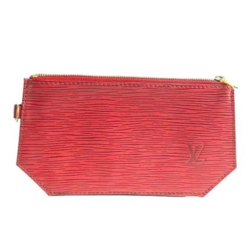 Tweedehands koppeling Louis Vuitton Vintage , Red , Dames