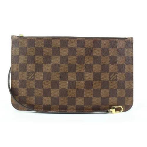 Gebruikte koppeling met RFID-chip Louis Vuitton Vintage , Brown , Dame...