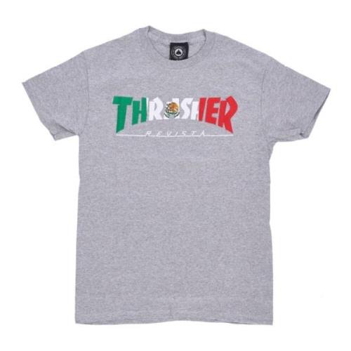 T-Shirts Thrasher , Gray , Heren