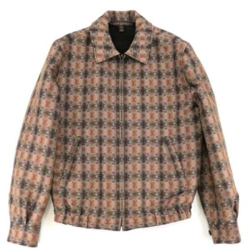 Pre-owned Fabric outerwear Louis Vuitton Vintage , Brown , Dames