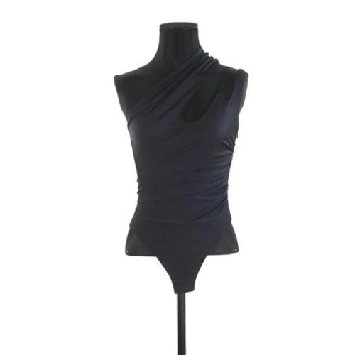 Pre-owned Fabric tops Mugler Pre-owned , Black , Dames