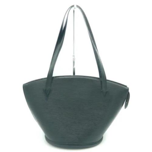 Pre-owned Leather shoulder-bags Louis Vuitton Vintage , Black , Unisex