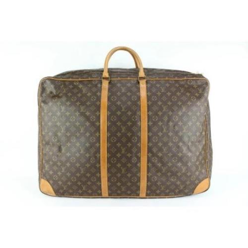 LV Tassen van Gecoat Canvas Louis Vuitton Vintage , Brown , Dames