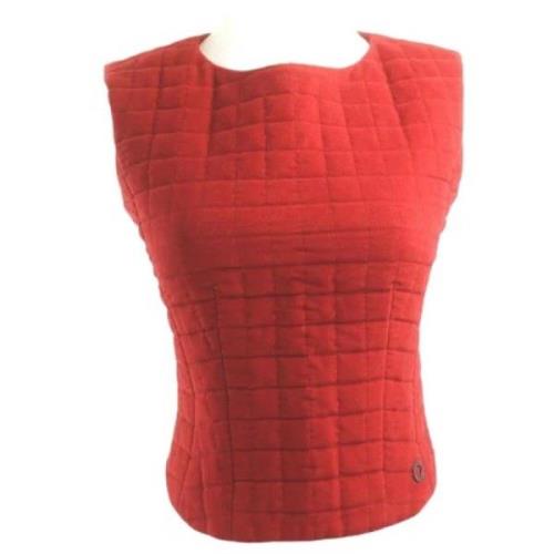 Tijdloze Elegantie Vintage Buitenkleding Chanel Vintage , Red , Dames