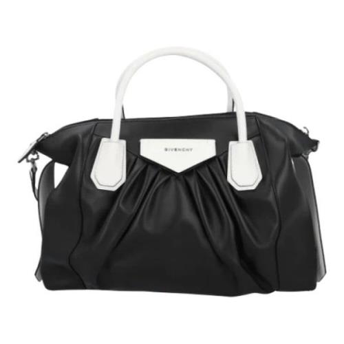 Pre-owned Leather handbags Givenchy Pre-owned , Black , Dames