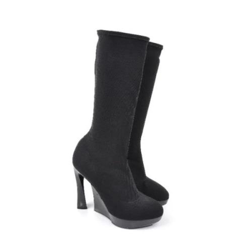 Pre-owned Fabric boots Jil Sander Pre-owned , Black , Dames
