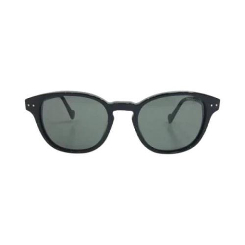 Pre-owned Plastic sunglasses Moncler Pre-owned , Black , Dames
