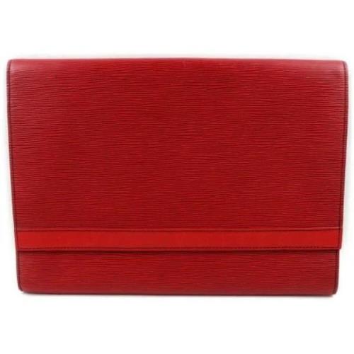 Tweedehands koppeling Louis Vuitton Vintage , Red , Dames