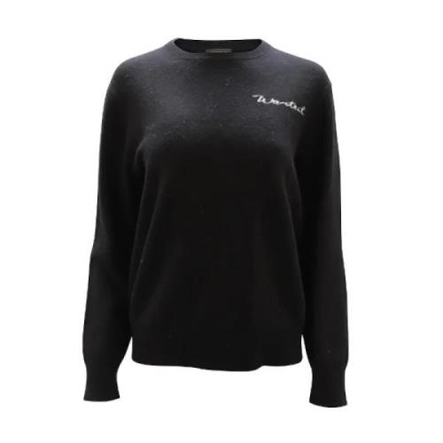 Pre-owned Wool tops Coach Pre-owned , Black , Dames