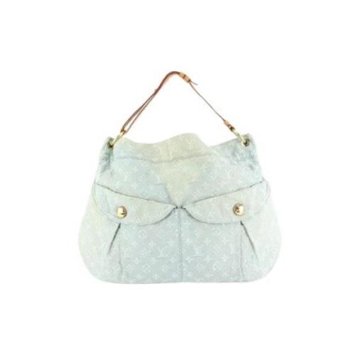 Tweedehands handtas Louis Vuitton Vintage , Blue , Dames