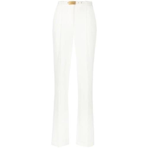Straight Trousers Elisabetta Franchi , White , Dames