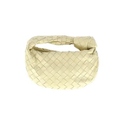 Pre-owned Leather handbags Bottega Veneta Vintage , Beige , Dames