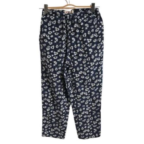 Pre-owned Silk bottoms Marni Pre-owned , Blue , Dames