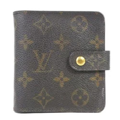 Pre-owned Canvas wallets Louis Vuitton Vintage , Brown , Unisex