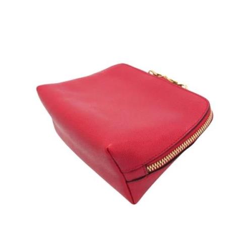Pre-owned Leather clutches Loewe Pre-owned , Pink , Unisex